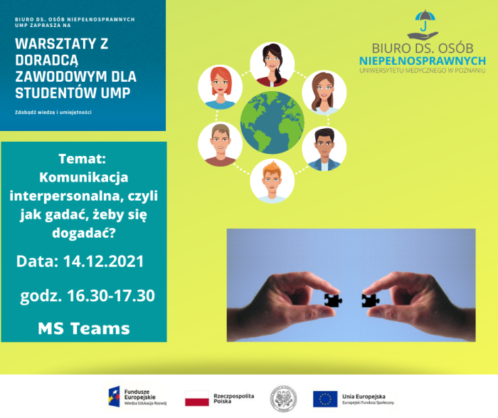 Komunikacja interpersonalna, czyli jak gadać, żeby się dogadać? – Warsztaty z doradcą zawodowym dla studentów UMP