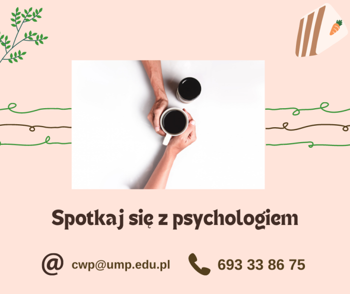Bezpłatne konsultacje z psychologami UMP