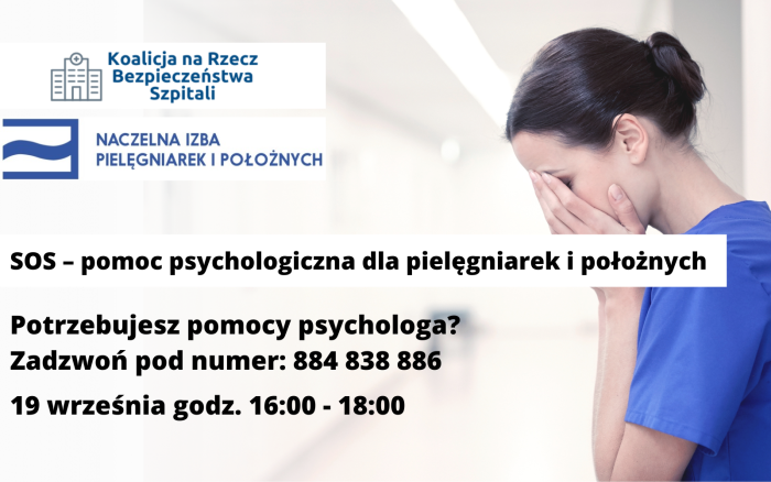Bezpłatna infolinia dla personelu pielęgniarskiego
