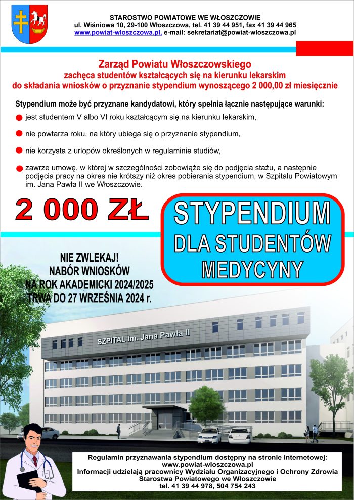 Stypendia dla studentów kierunku lekarskiego