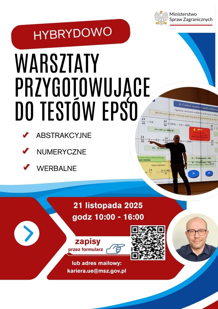 Warsztaty przygotowujące do testów EPSO