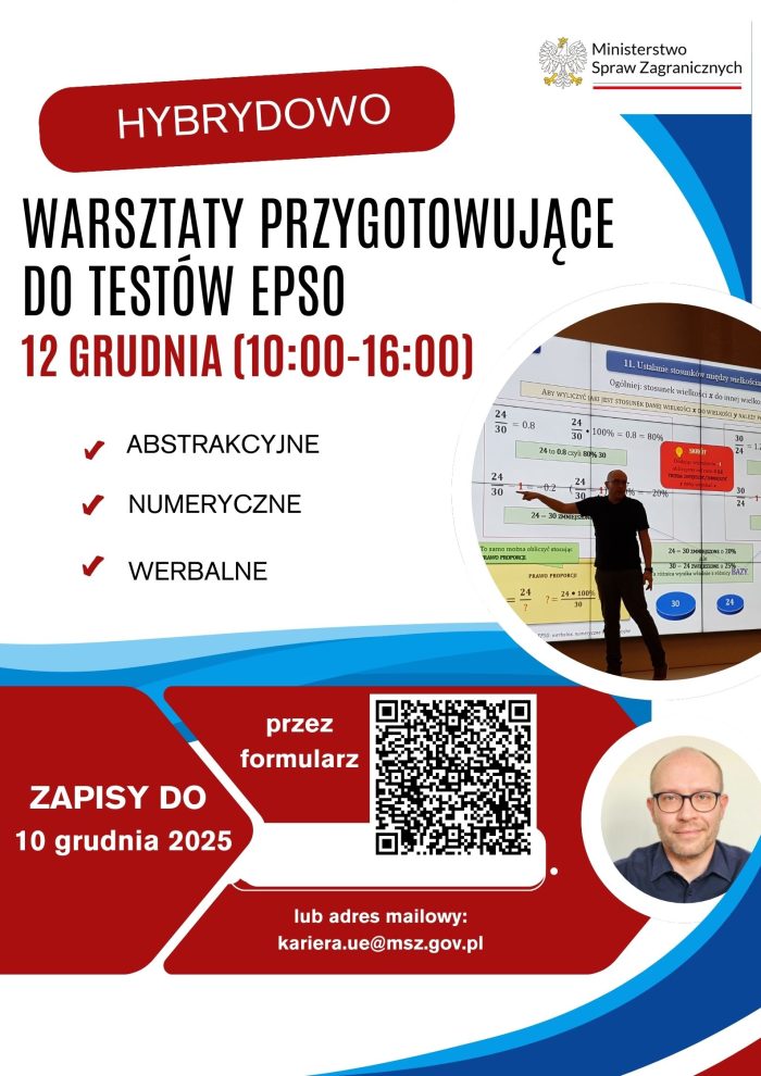 Warsztaty przygotowujące do testów EPSO